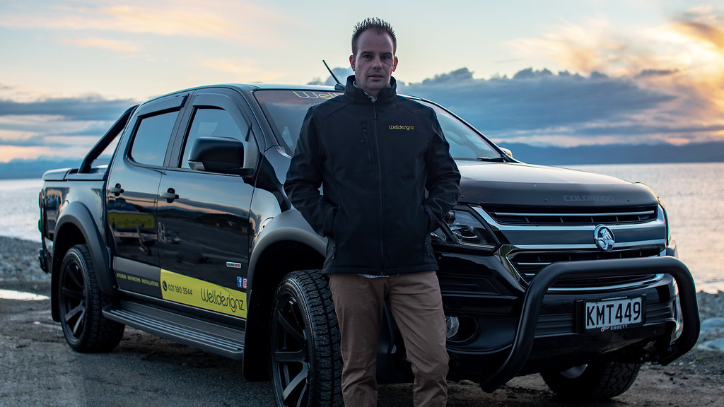 Image of Nathan Wells, owner of Welldesignz, joiner and builder